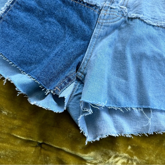 Multi Denim Jean Shorts - Picture 6 of 8